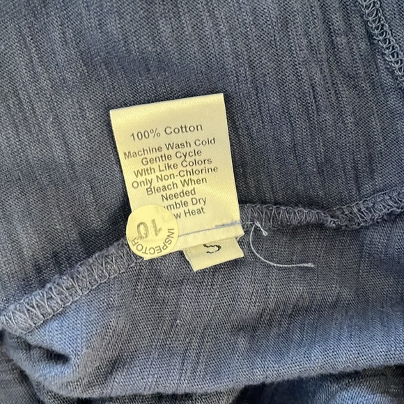 Wilt BNWT Crew 3/4 Sleeve EZ Cross Over Hem Shirt - Picture 8 of 9